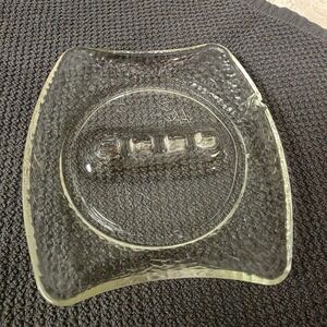 Vintage Holiday Inn Hotel 5" Clear Ashtray, Advertising
